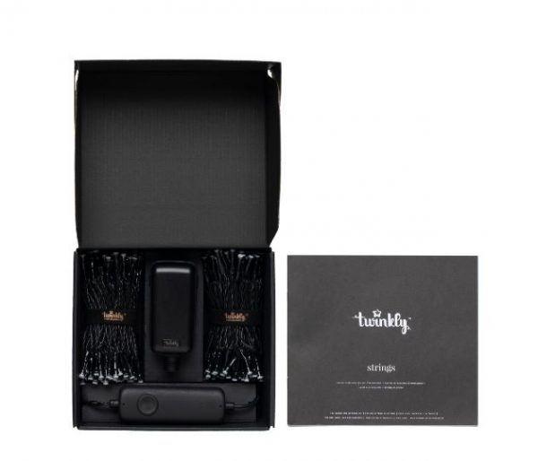 Twinkly Lichterkette Special Edition RGB Warmweiß, 20 m, 250 LEDs, schwarzes Kabel